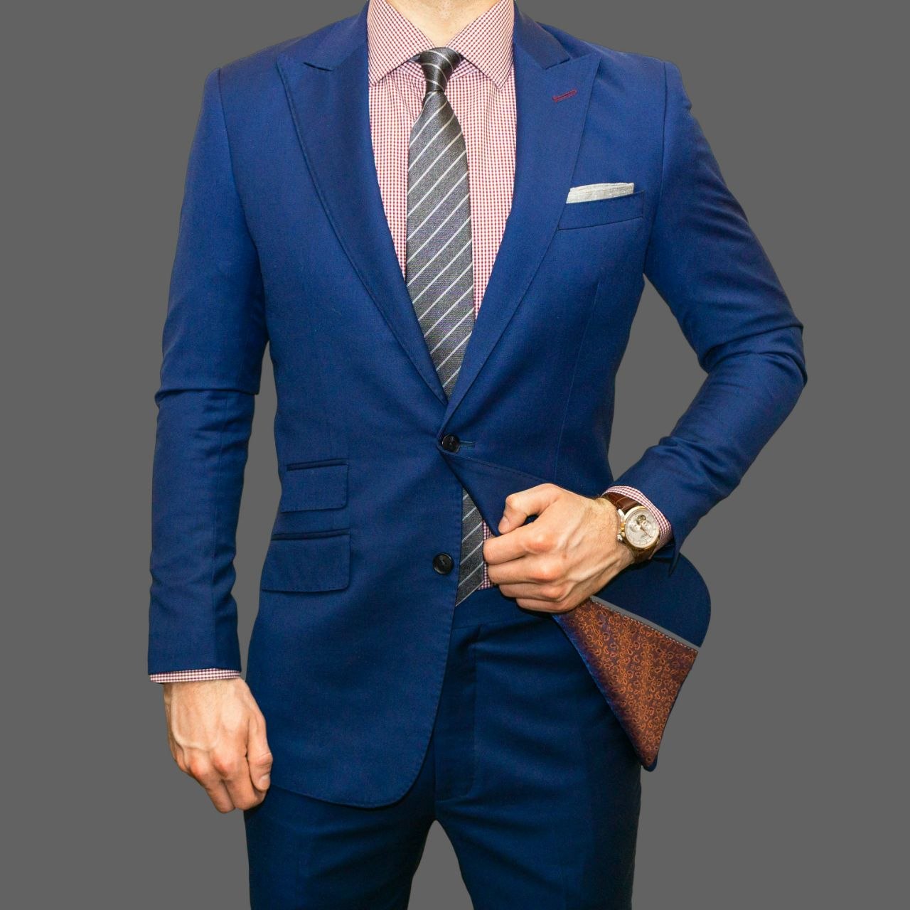Blue Suit 01 - Aria Tailoring Brisbane